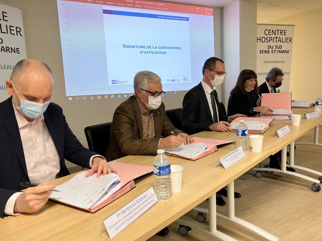 convention d'affiliation entre l'AP-HP. Mondor, le CH Sud 77 et l'UPEC